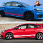 Sport Car Door Side Skirt Body Stickers Vinyl Stripe Captivating Auto Decor Decals Accessories for Ford Focus 2 3 1 MK2 MK3 MK1